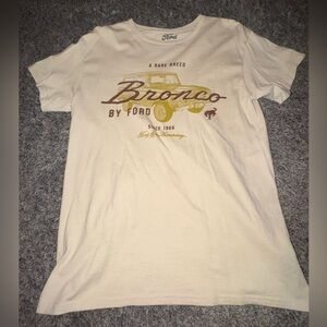 Ford Logo Cream Cotton Shirt